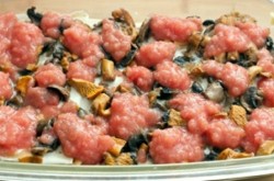 Лазанья с сыром и грибами