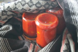 название картинки Лечо из болгарского перца с томатной пастой на зиму