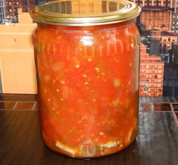 Лечо с томатным соком на зиму