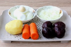 Ленивая селёдка под шубой - шаг 3 Ленивая селёдка под шубой - шаг 3