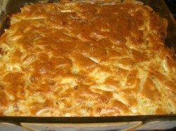 Заливной пирог майонезно сметанный с начинкой из капусты