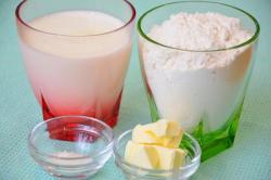 название картинки Лепешки с моцареллой и зеленым луком