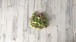 название картинки Лимонная панна котта с ревеневым  соусом