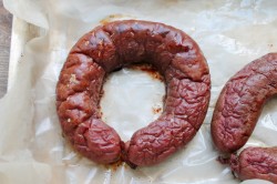 Домашняя колбаса печеночная