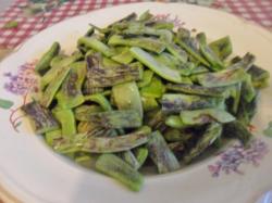 Лобио из стручковой фасоли с яйцом по-грузински