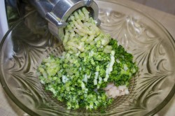 Люля-кебаб из куриного фарша в духовке