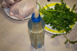 Люля-кебаб из куриного фарша в духовке