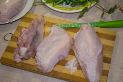 Люля-кебаб из куриного фарша в духовке