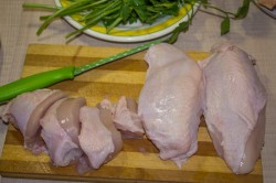 Люля-кебаб из куриного фарша в духовке