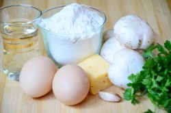 Мадлен с шампиньонами