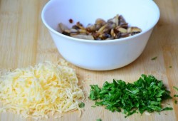 Мадлен с шампиньонами