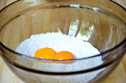 Мадлен с шампиньонами