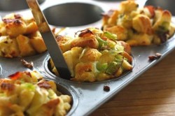 название картинки Маффины с беконом и шалфеем