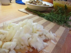 название картинки Макароны с белыми грибами