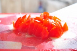 Макароны с фаршем и овощами в чесночном соусе - шаг 4