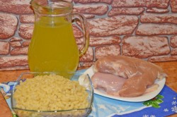 Макароны с мясом в духовке - шаг 1