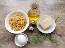 название картинки Макароны в духовке с сыром и яйцом