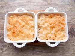 название картинки Макароны в духовке с сыром и яйцом