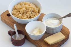 Макароны в сметане