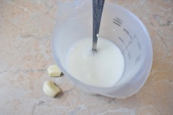 название картинки Макароны в сметанном соусе с грибами