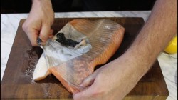 Малосольная красная рыба филе