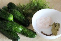 название картинки Малосольные огурцы классические