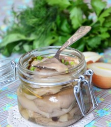 название картинки Маринованные грибы вешенки на зиму - отличная закуска