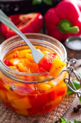 название картинки Маринованный болгарский перец на зиму