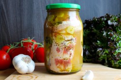 название картинки Маринованное сало в рассоле