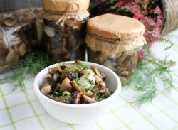 название картинки Маринованные опята в банках на зиму