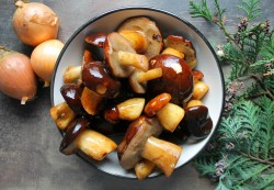 название картинки Жареные маслята