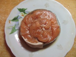 название картинки Медальоны из семги в духовке в сливочно-сырном соусе с дор блю