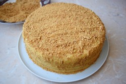 Торт медовик с заварным кремом классический