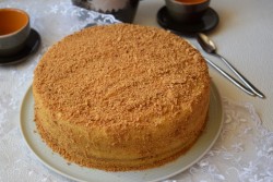 Торт медовик с заварным кремом классический