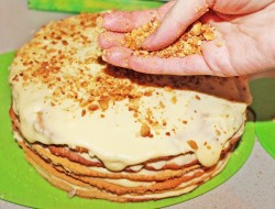 Медовые коржи для торта