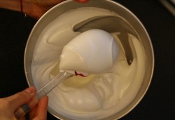 Меренговый рулет с лимонным кремом