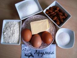 Бельгийский миндальный пирог с миндалем