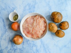 Мини курники с курицей - шаг 7 Мини курники с курицей - шаг 7