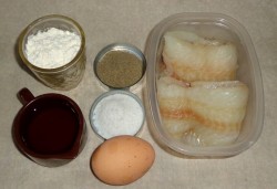 Минтай жареный в кляре с мукой