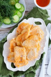 Филе минтая в кляре на сковороде - шаг 7