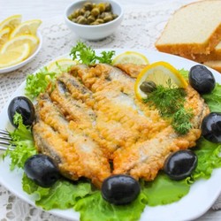 Мойва жареная в кляре