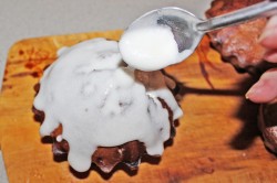 Молочная глазурь на кулич - шаг 4