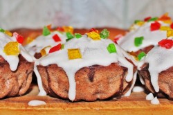 Молочная глазурь на кулич - шаг 5