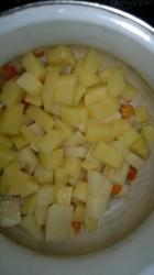 Молочный суп с рыжиками