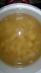 Молочный суп с рыжиками