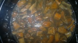 Молочный суп с рыжиками