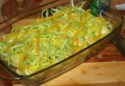 Молодой картофель запечённый с овощами и беконом