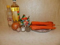 Морковь по-корейски с приправой - шаг 1 Морковь по-корейски с приправой - шаг 1