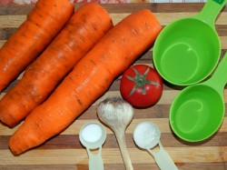 название картинки Икра из моркови с помидорами и чесноком на зиму