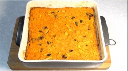 Морковная запеканка с черносливом